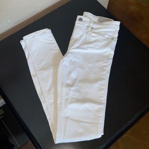 All Saints high rise distressed skinny Jean